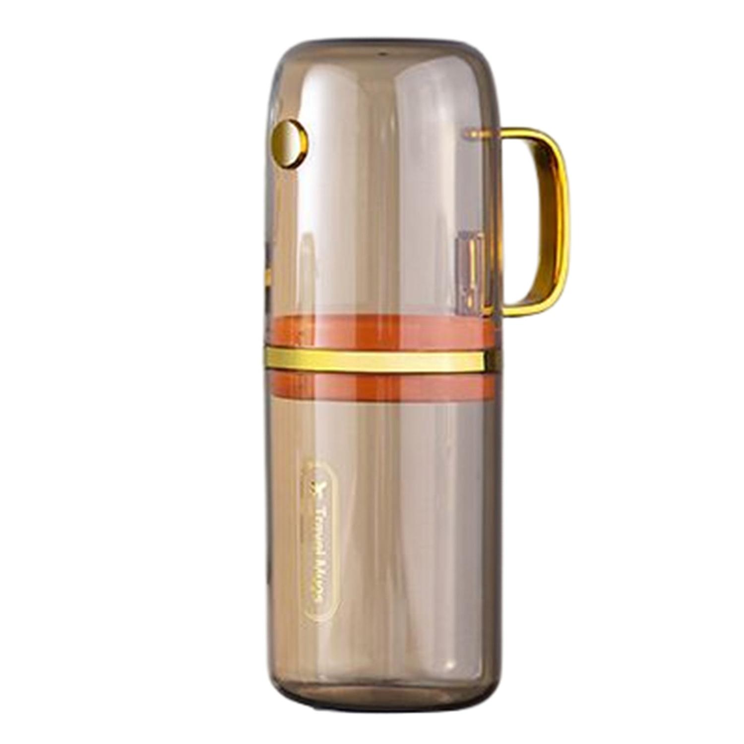 Toothbrush Cup with Handle Portable Detachable Minimalist Wide Caliber Household Toothbrush Tumbler