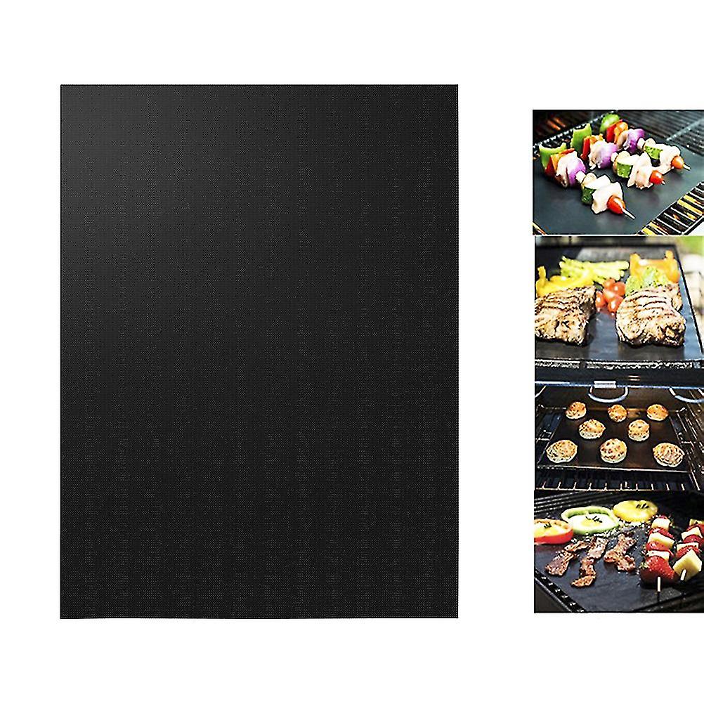BBQ Φούρνος Grill Mat Ανθεκτικό στη Θερμότητα Αντικολλητικό BBQ Grill Sheet Φούρνος Επένδυση Ταψί Ταψί (Μαύρο)