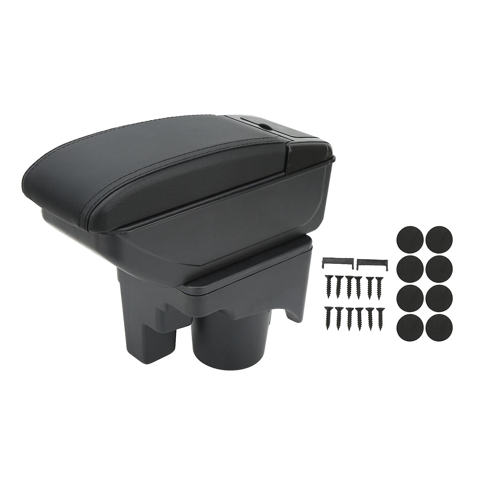 Center Console Armrest Box,Armrest Box PU Leather Central Store Content Box Interior Storage Organizer Box Ultra Responsive