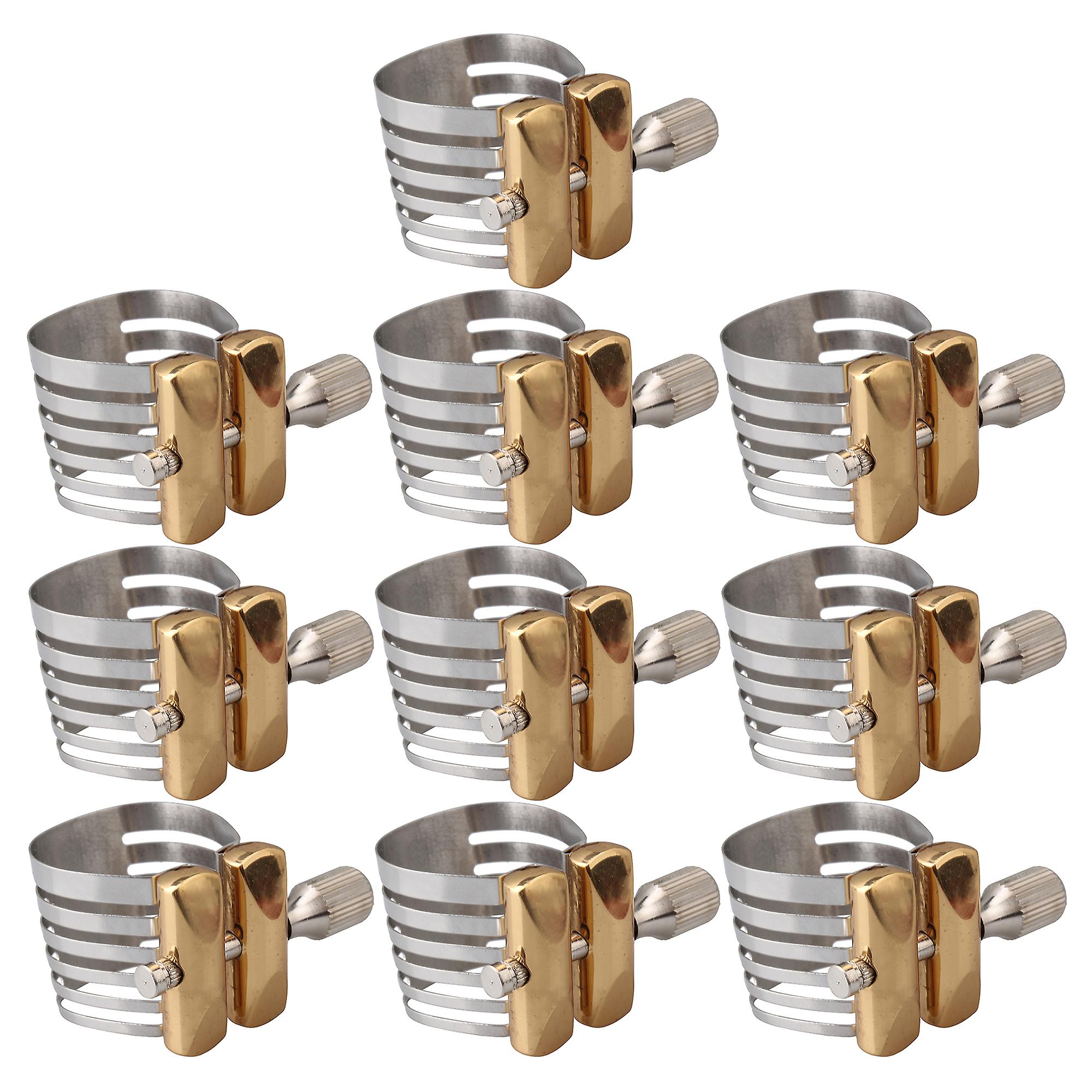 10 قطع أربطة ساكسفون E-flat Alto لأبواهها الخشبية البلاستيكية