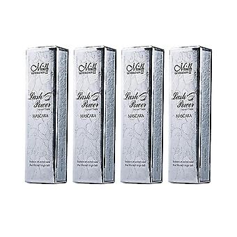 4-delt sæt Mascara Beauty Makeup Curling Sort øjenvipper forlængelse Vandtæt tyk mascara langtidsholdbar kosmetik