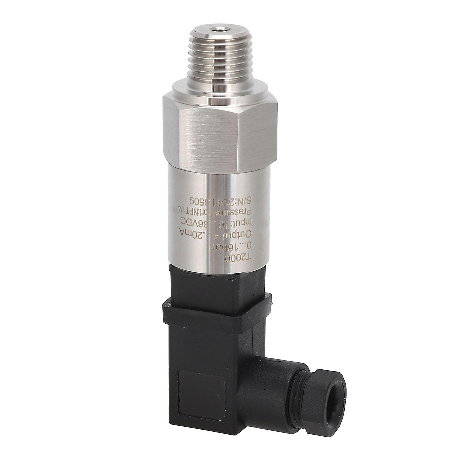 Trykktransmitter transduser sensor 4-20MA utgang NPT1 / 4 for luftvann DC 10-36VSmall HIRSCHMANN