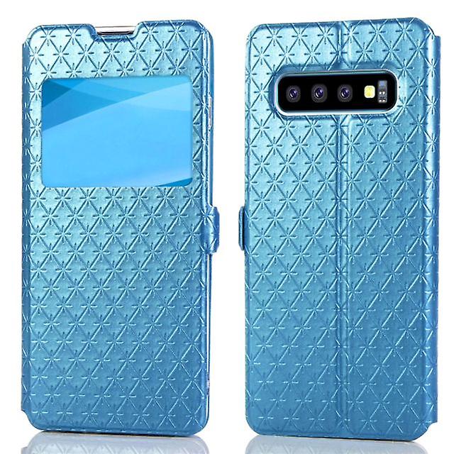 Window cover for Samsung Galaxy S10 - Blue