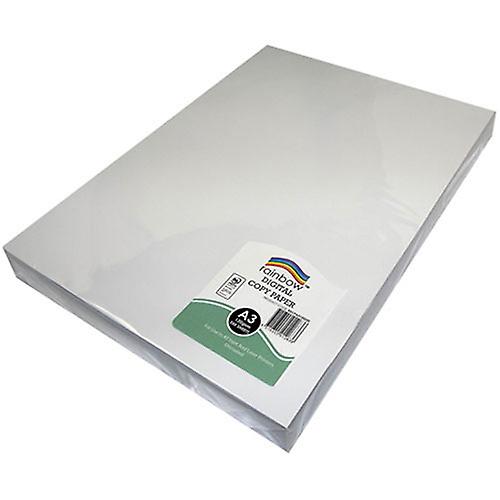 Rainbow A3 Size PEFC Certified Digital Copy Paper 250 Pack in White Colour
