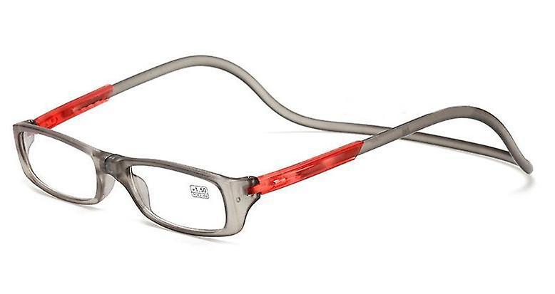 Folding Magnetic Reading Glasses Snap Click Front Neck Hanging Spectacles 8Color