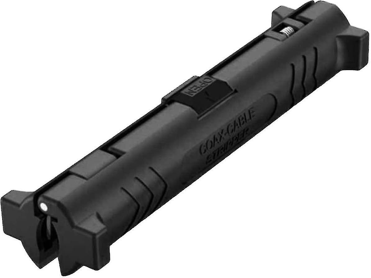 Manual Cable Stripper Coaxial Cable Stripping Tool(black)