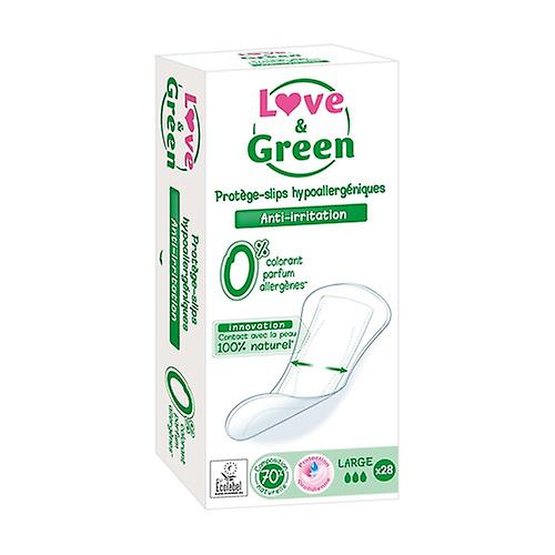 "Large" eco-labeled & hypoallergenic panty liners 28 units