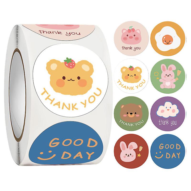 2X 500pcs Bear Nice Children Reward Encourages Chinese And English Label Sticker
