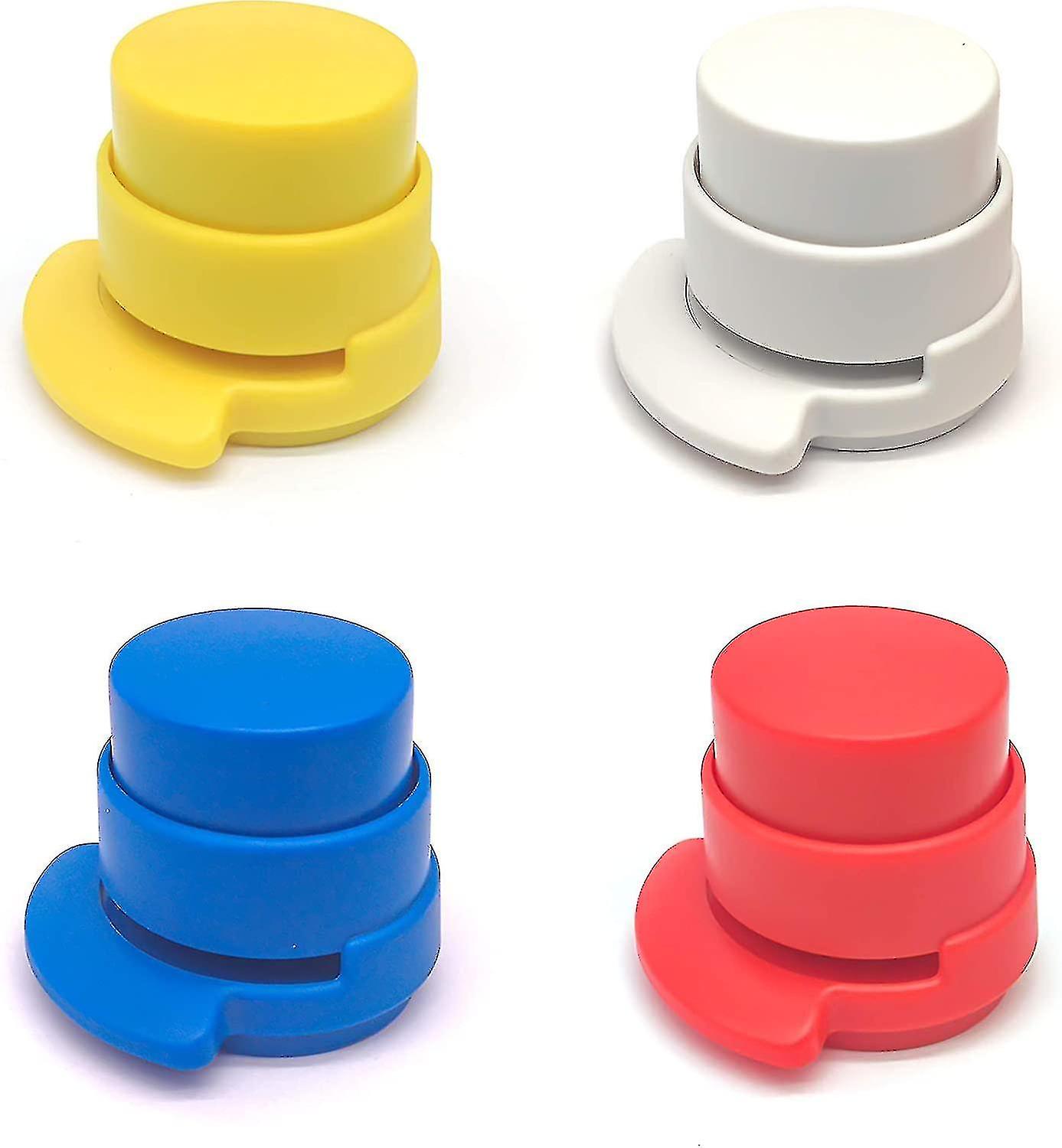 4 Stapper Without Portable Clip Mini Stapler Without Needle For The Stationery Office School