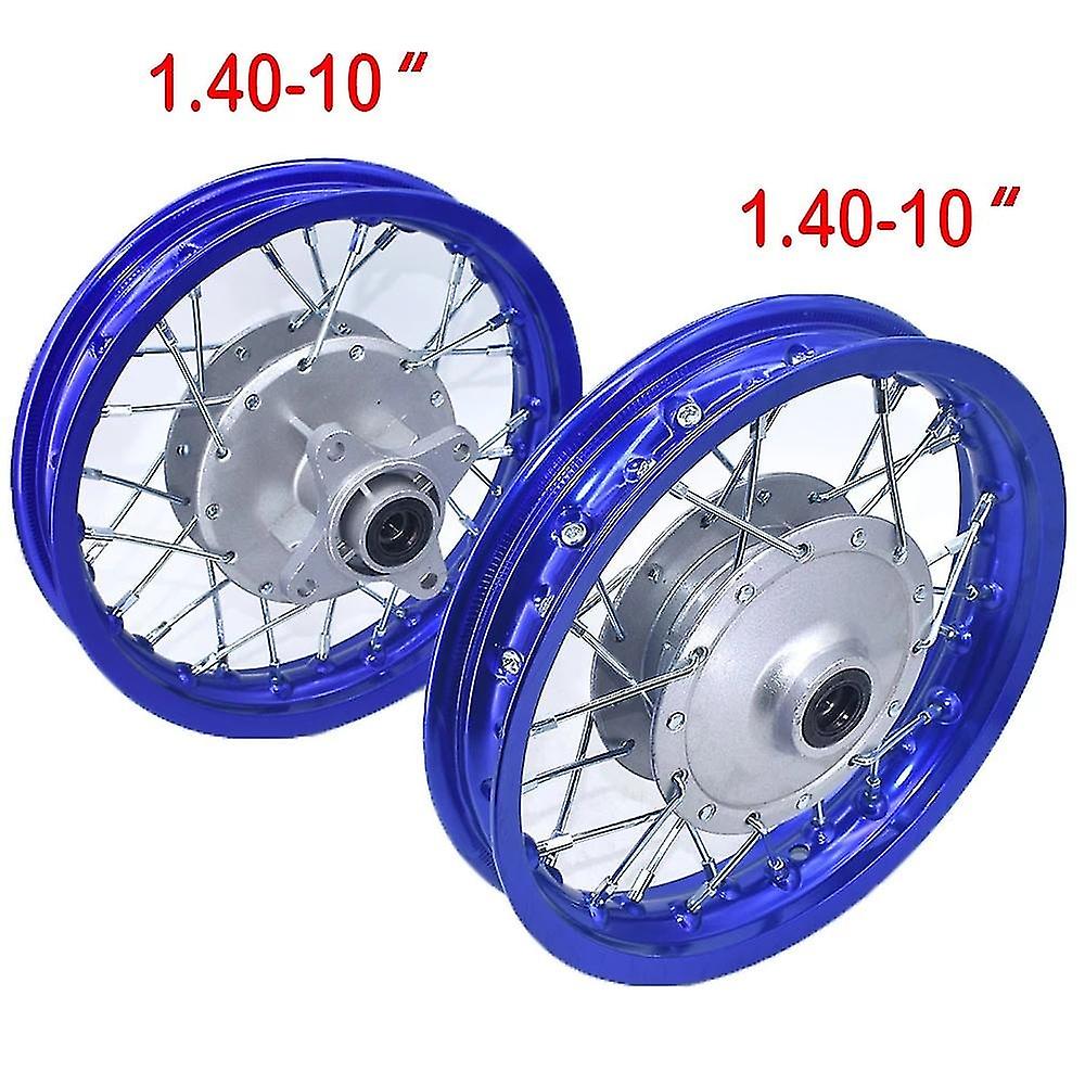 العجلات الأمامية والخلفية 1.40-10 "سبائك الألومنيوم دائرة طبل الفرامل المحور 12mm للأطفال الصغار الترابية حفرة بيك