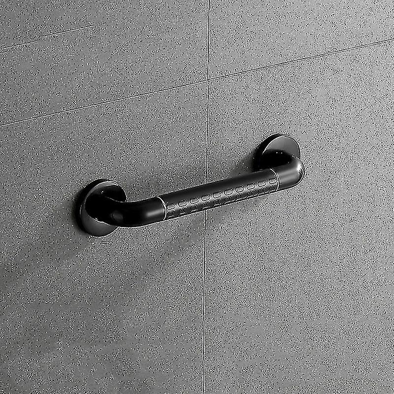 トイレグラブバーウォールハンドルSUS304INOXバスハンドルタオルホルダー-400mm(ブラック)