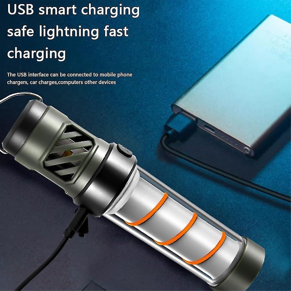 Camping Mosquito Killer Lamp, 2 in 1 Outdoor Mosquito Killer Lamp with USB Rechargeable Battery, Por