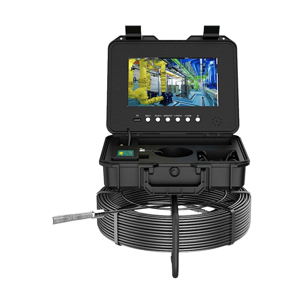 10.1" IPS Endoscope Sewer Inspection Camera Auto Self-Leveling 512hz Locator Borescope
