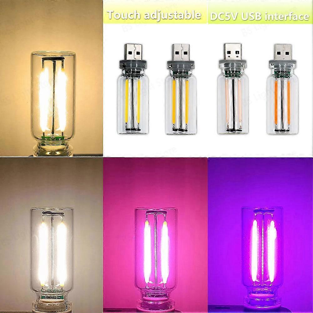 Portable USB Plug-in LED Mini Night Car Atmosphere Light Mobile Lights Lamp