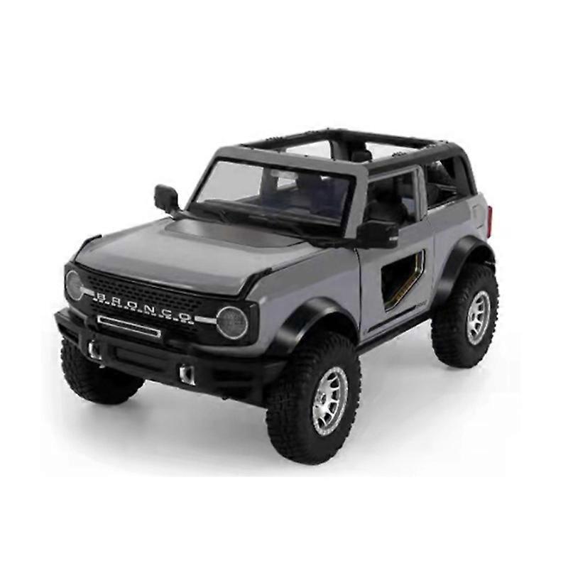 1:30 Bronco Lima Alloy Bilmodell Støpt Metall Terrengkjøretøy Bilmodell Simulering Lyd Lyssamling Barneleker Gave