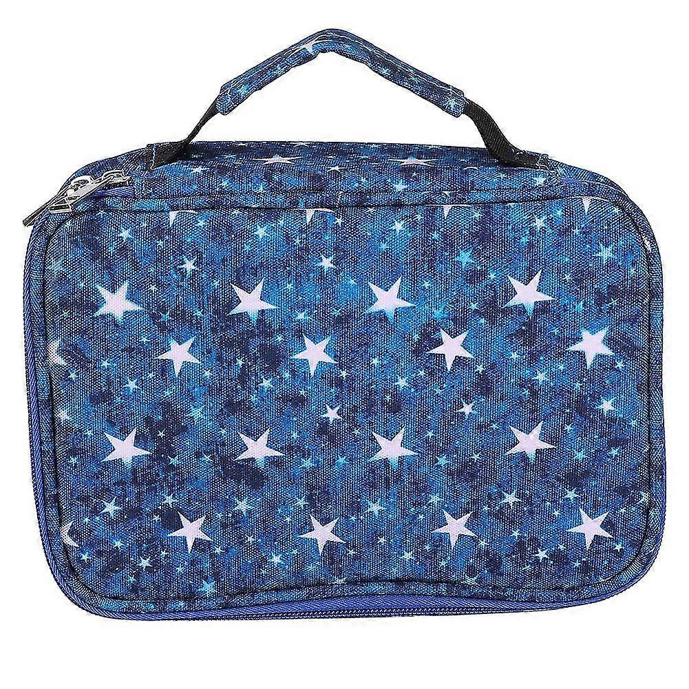 Back To School Supplies 72 Hole Multi Layer Large Capacity Pen Case Colored Pencil Zipper Bag Student