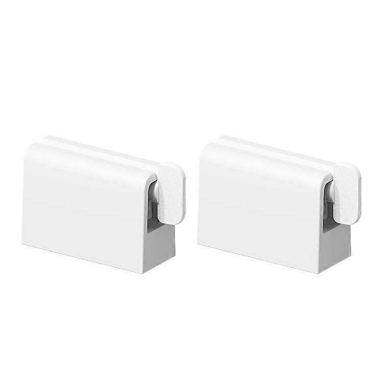 2 Pack Toothpaste Tube Squeezer (White), Extended Size 8.5cm - High Q