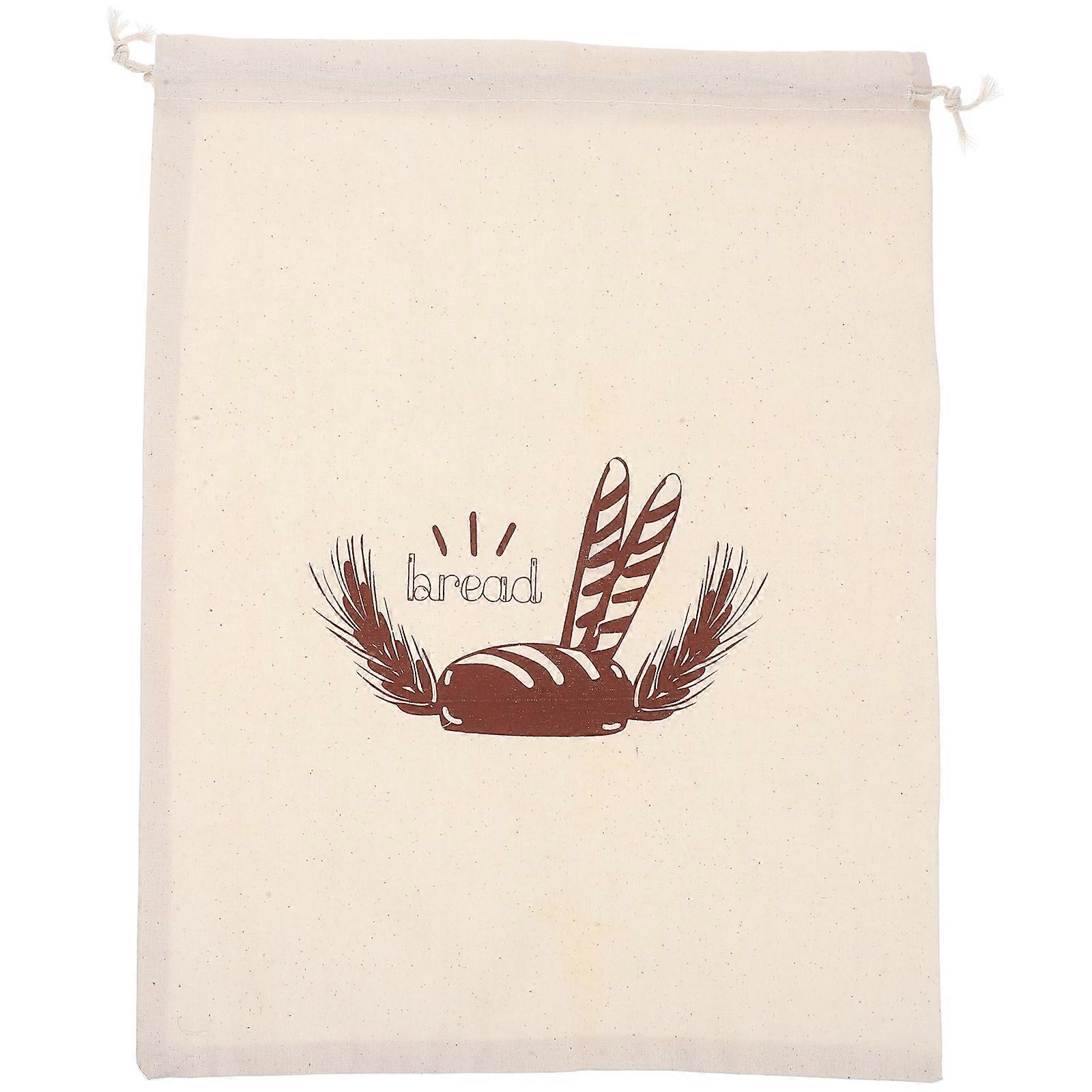 Gjenbrukbar brødpose vaskbar stor brødpose hjemmelaget brødinnpakningspose