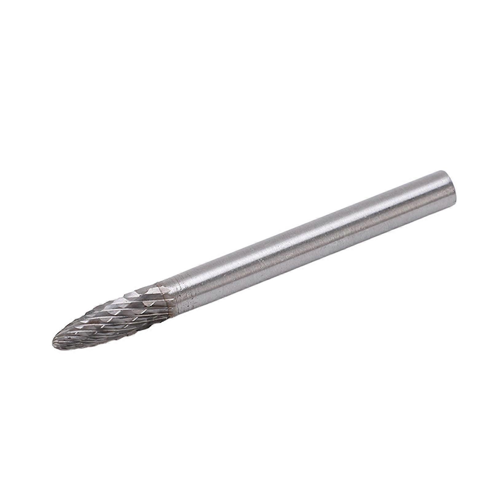 Double Cut Carbide Burr Rotary File Taper Shape High Hardness For Aviation Automobile Ship