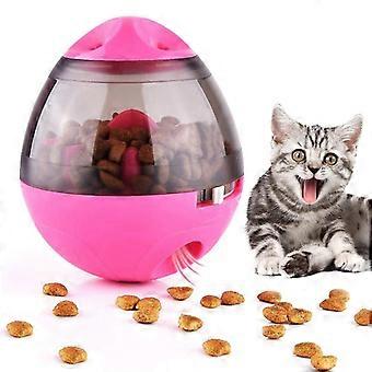 Xianrenge Treat Dispensing Dog Toy - Dog Treat Ball / Futterspender / interaktives Spielzeug / langsames Essen Iq Treat Ball für kleine mittelgroße Hunde und Catspink