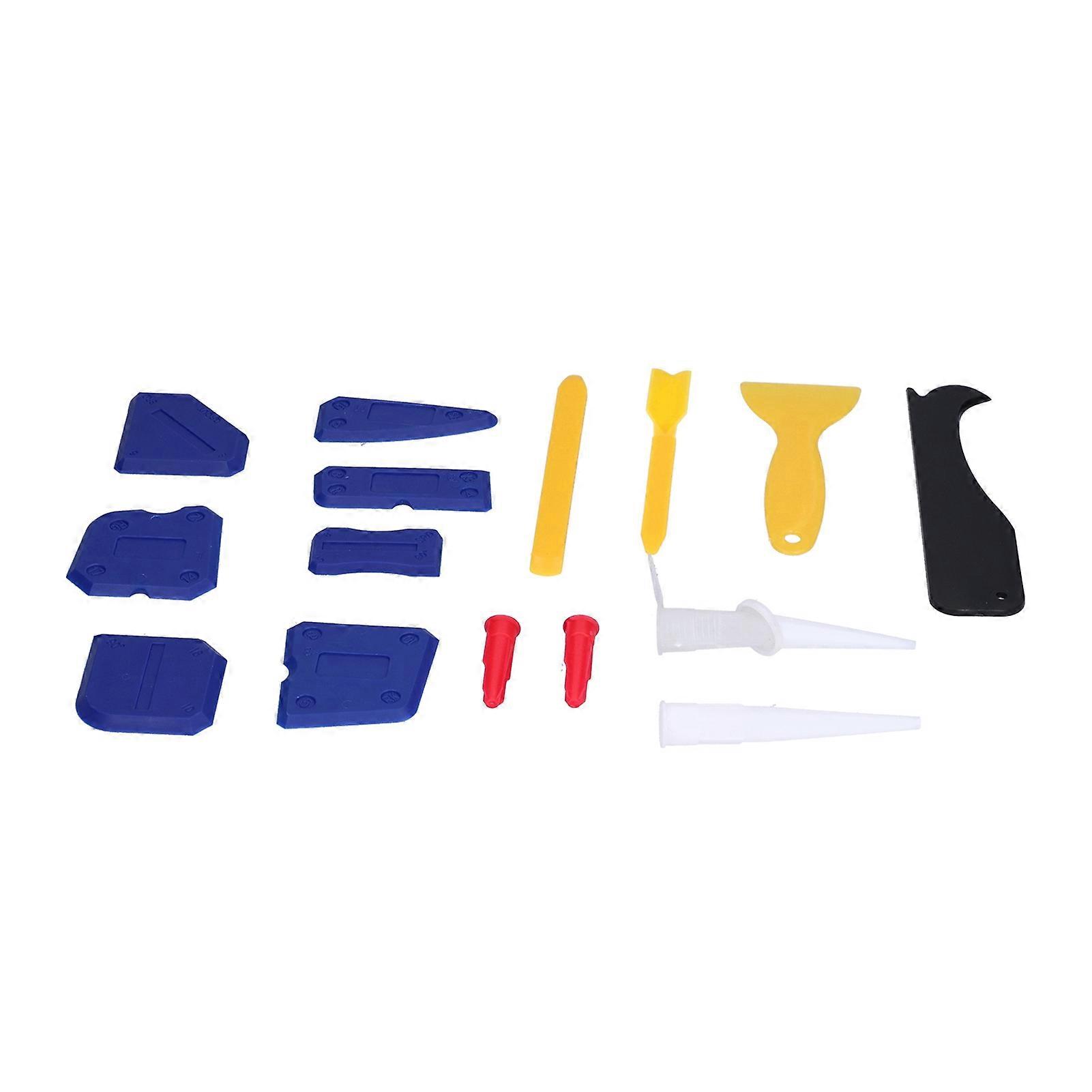 Caulking Tools Silicone Glue Gun Nozzle Scraper Plate Beauty Seam Grouting Caulk Remove Tool