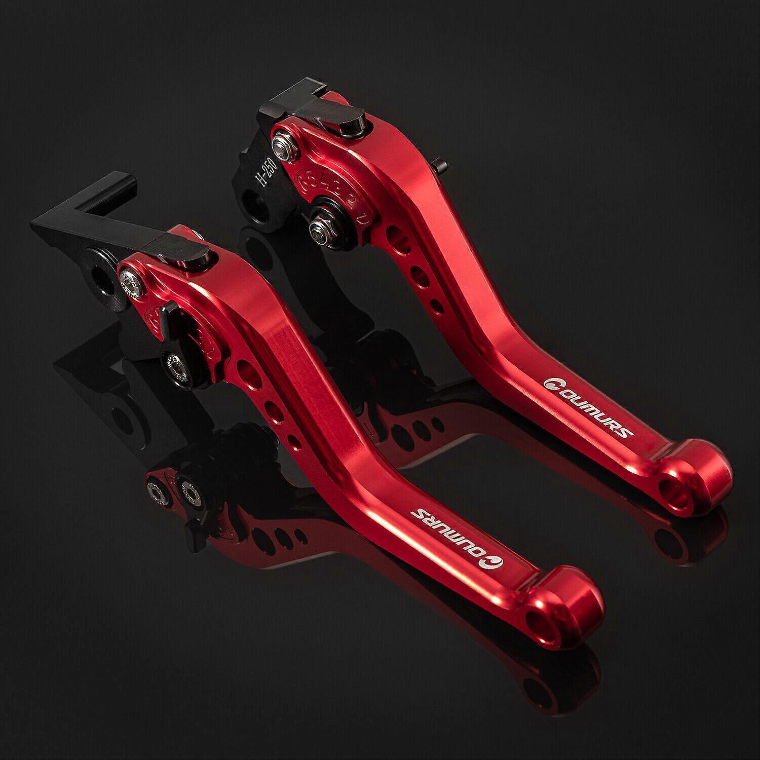 For HONDA GROM 125 2013~2024 MSX 125 SF 2016~2023 Red Short Brake Clutch Levers NO.1851