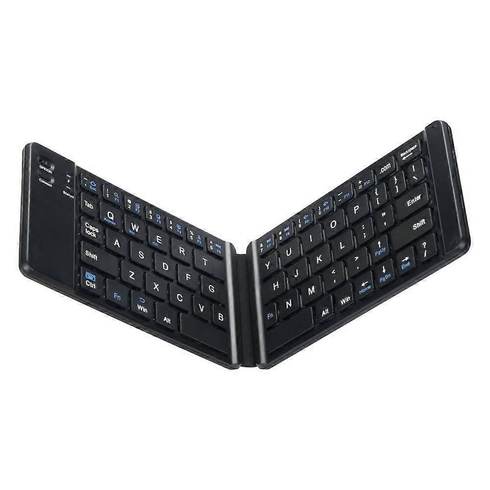 F68 Folding Bluetooth Keyboard 65 Keys Wireless Keypad for Computer/Tablet/Smartphones