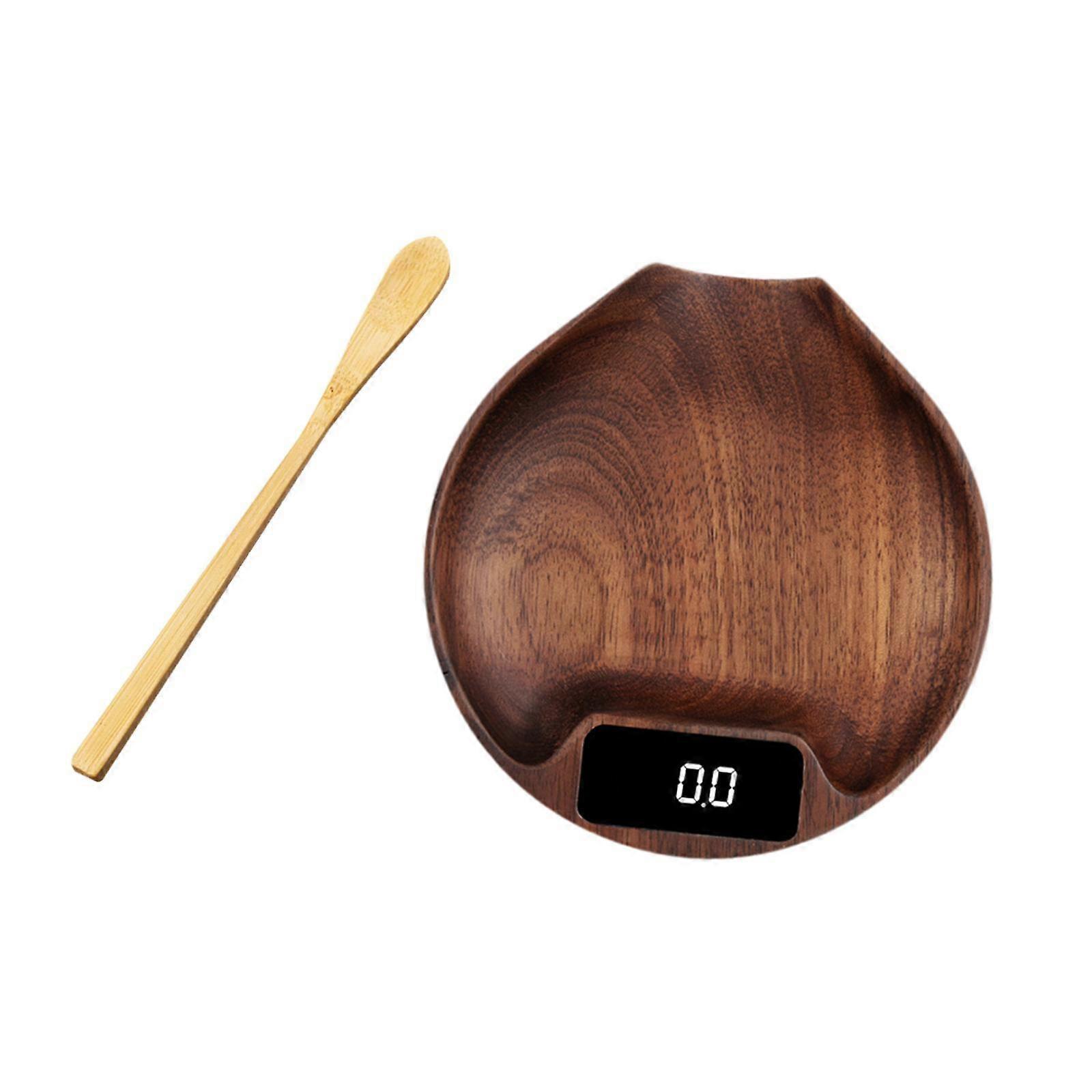 Kaffevåg Bärbar Häll över Espresso Skala för Kök Hushållsmatlagning Brun