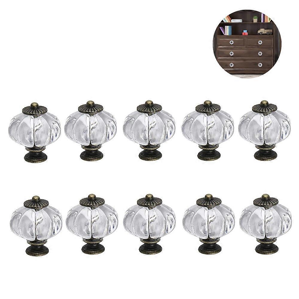 Decorative Acrylic Pumpkin Knobs for Cabinets and Drawers