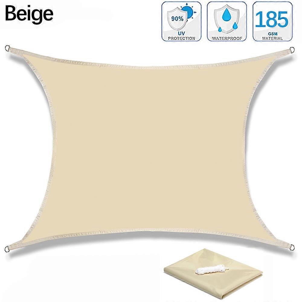 300Dポリエステル防水UV耐性シェードセイル屋外日よけサンシャインキャノピー