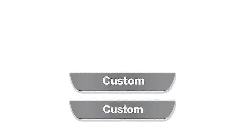 [حسب الطلب] باب السيارة مضاءة عتبة ضوء شعار مصباح جهاز العرض USB الطاقة تتحرك LED ترحيب دواسة سيارة جرجر لوحة دواسة ضوء إضاءة السيارة