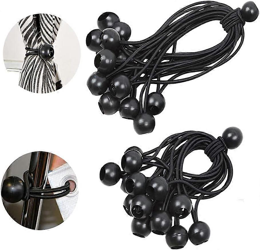 Elastic Bungee, Tarp Bungee, Ball Bungee, Bungee Bungee for Pavilion, Tarp, Camping, Tent, Curtains Extension Harness