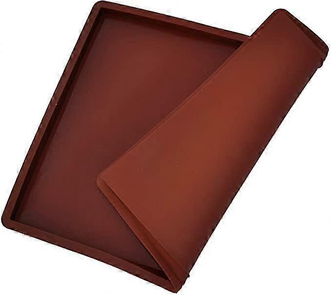 Silicone Baking Mat Premium, With Rim, Reusable, Non-stick Coated (37.5 Cm X 30 Cm X 1.8 Cm Large)