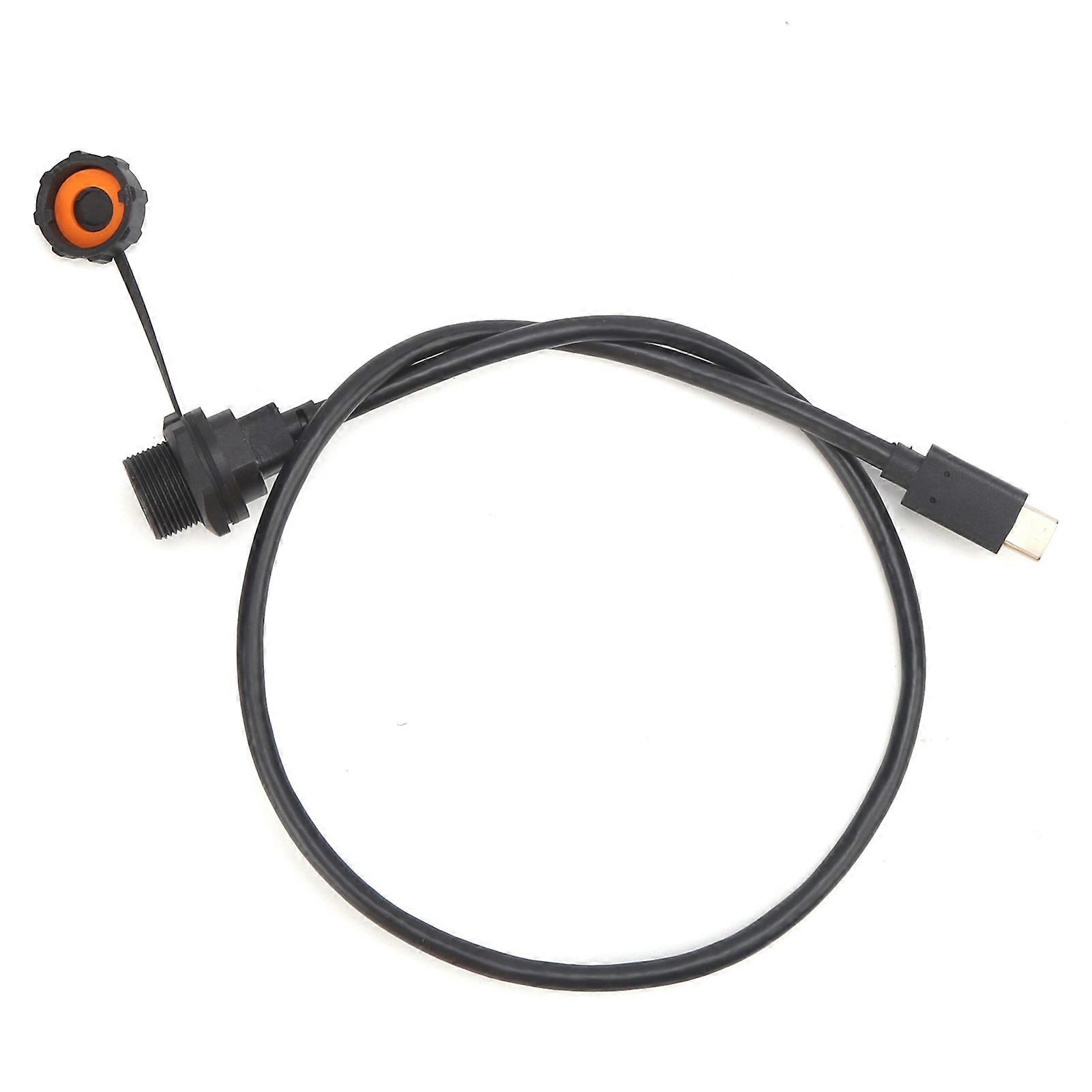 Waterproof USB Connector IP67 TYPEC Female Male with Cable Socket E10TPCTFF/TPCAM(0.5meter )