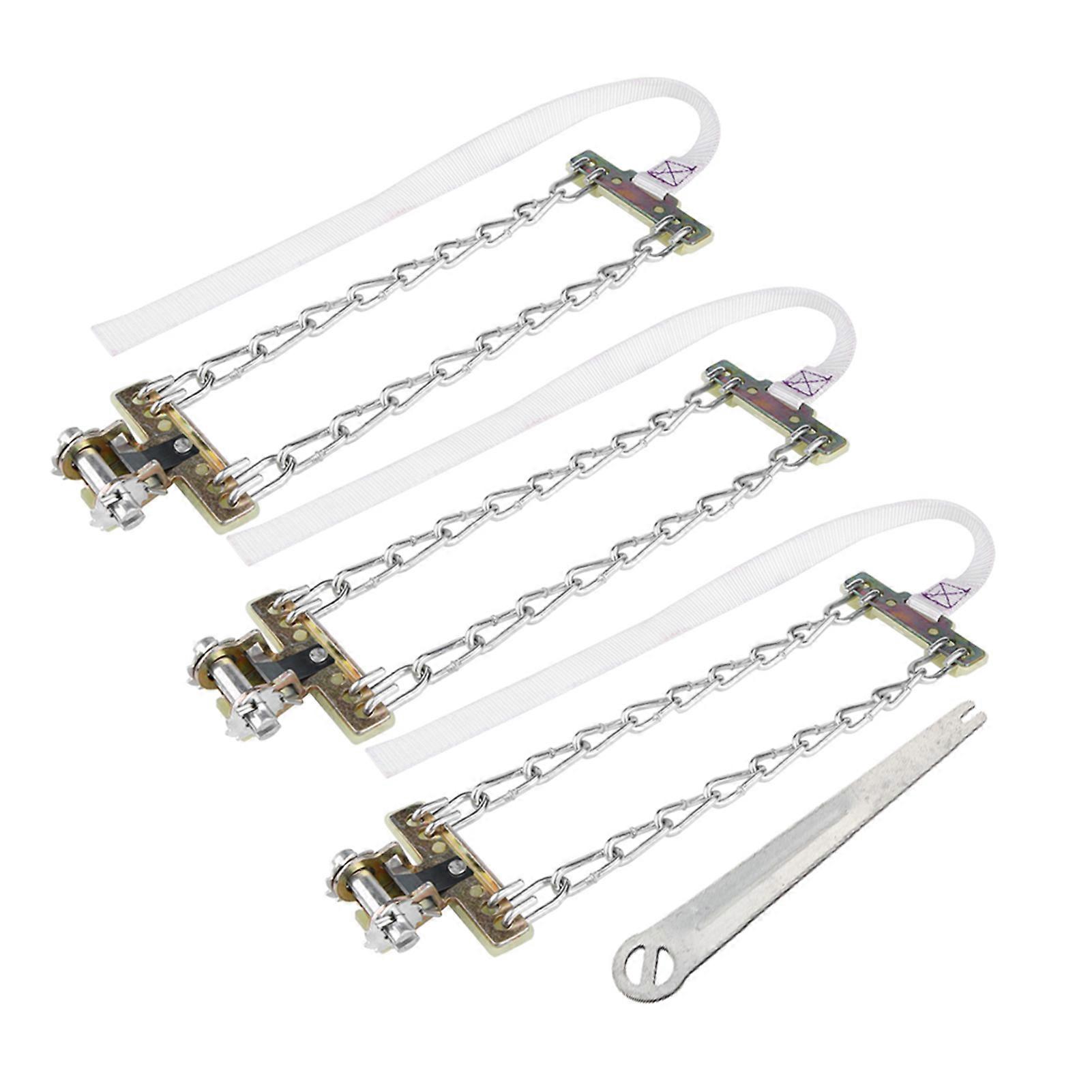 3kpl 165-195mm liukumaton muta jää lumirengasketju talviturvarengasvyö henkilöauto kuorma-auto maastoauto