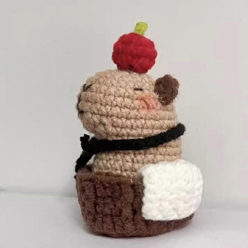Hand Crochet DIY Animal Kit For Beginners Knitting Yarn Thread Needles Hooks Knit Tool Plush Doll Tool Material Bag Complete Set