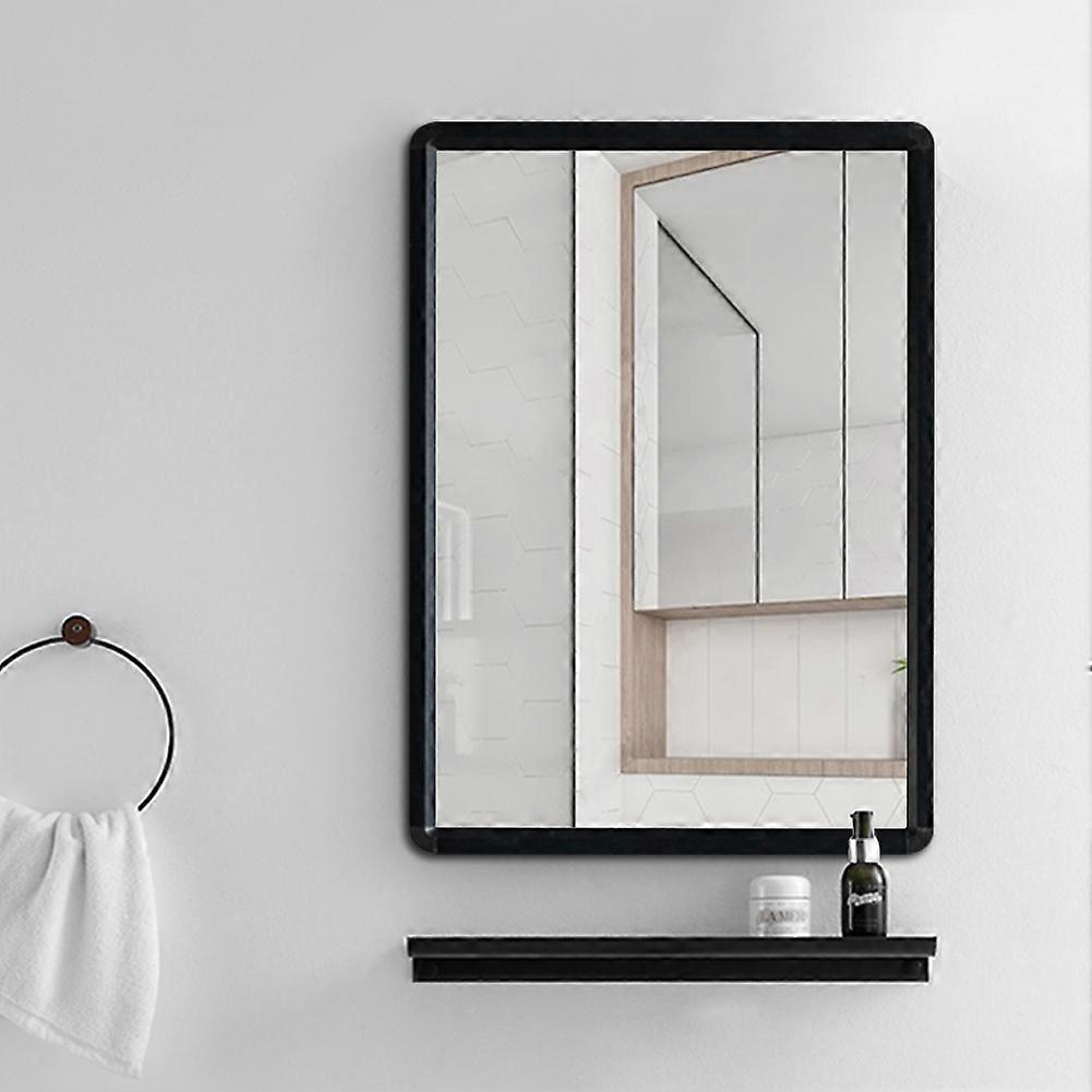 Rectangle Bathroom Mirror No Drilling Required,48x63cm