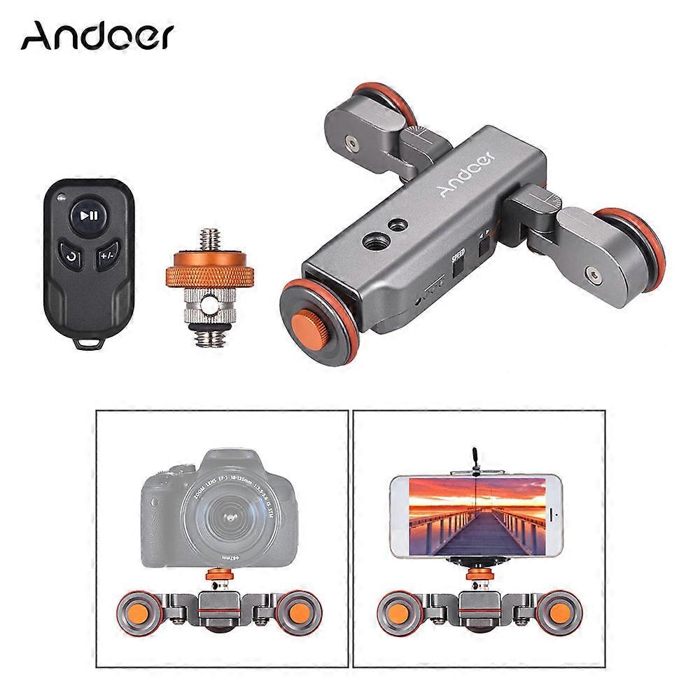 Andoer L4 PRO Motorized Camera Video Dolly with Scale Indication Electric Track Slider Wireless Remote Control/1800mAh Rechargeable Battery 3 Speed