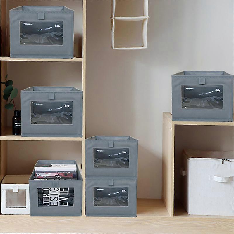 Underwear Drawer Organizer 1/2/3pcs Foldable Transparent Clothes Storage Box for Clothes Socks