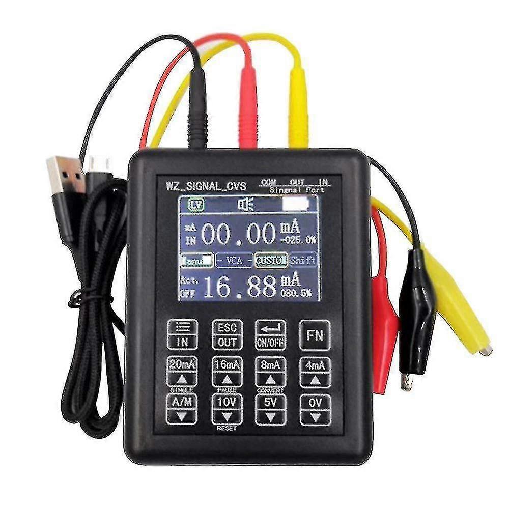 4-20ma 0-10v justerbar signalgenerator processstyrande signalkalibrator konstant strömkälla