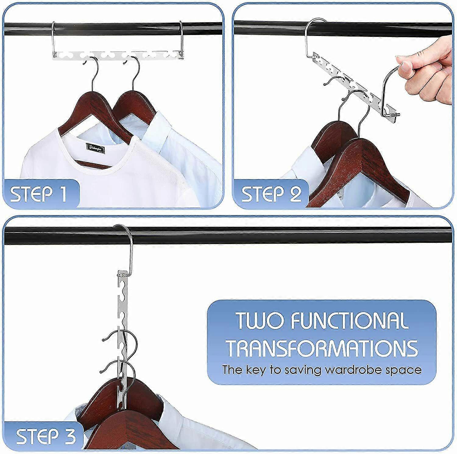 6x H Clothes Iser Saving Closet Hs Clothes Hook