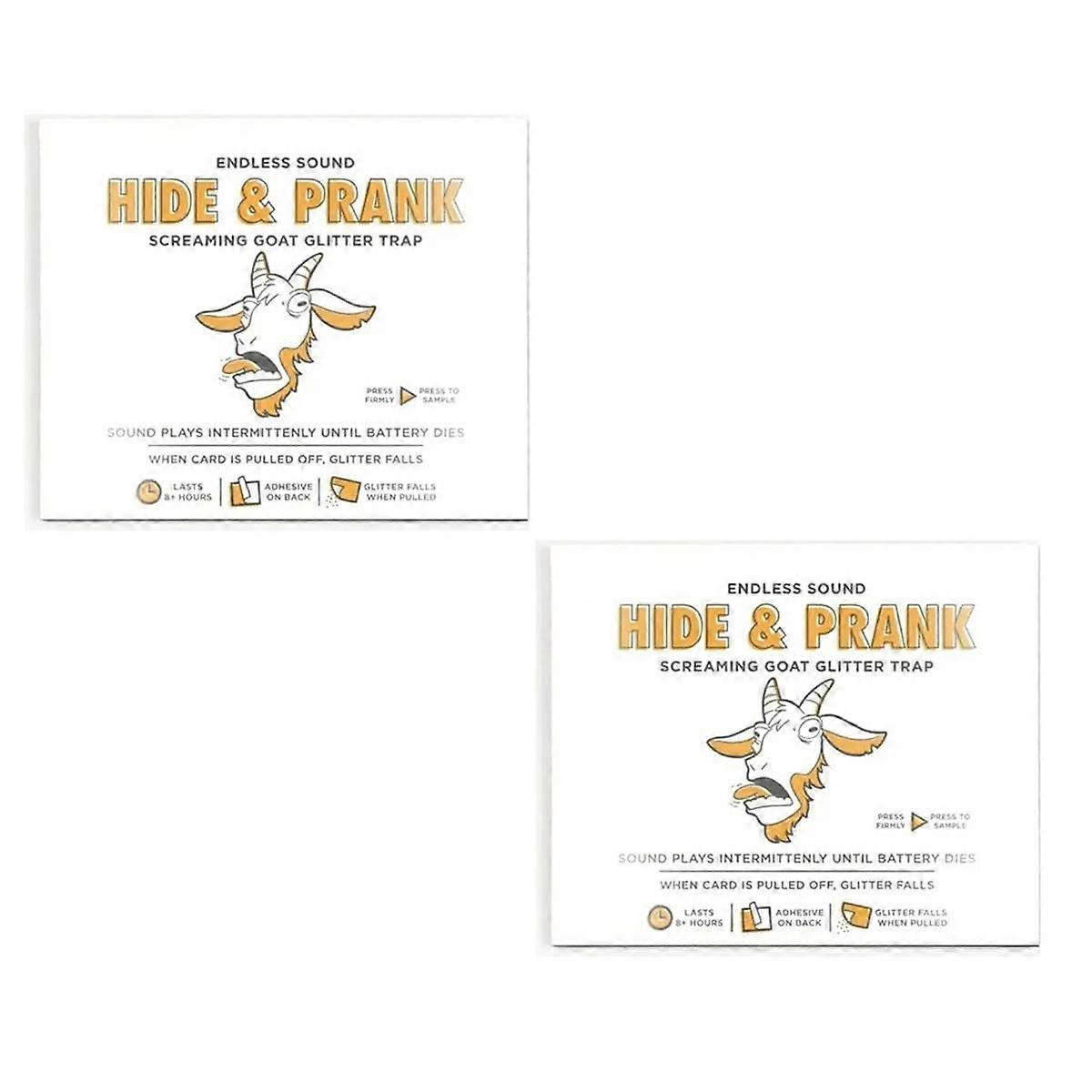 2 stuks Intermitterende geitenglitterval - 8 uur lang onderbroken geitengeblaat