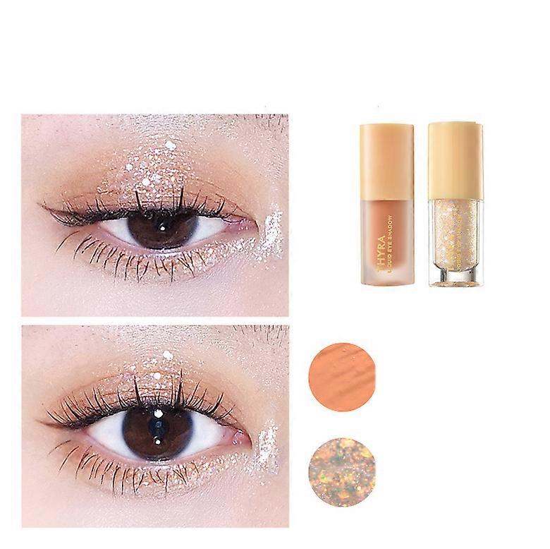 Liquid Eye Shadow Set Bling Glitter Shimmer Eyeliners Highlight Eye Make Up
