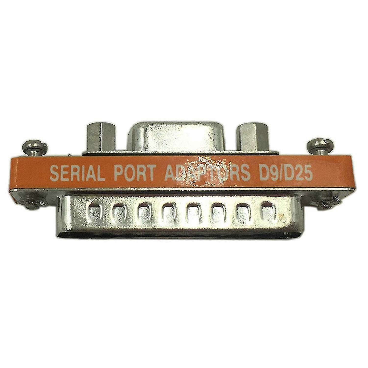 DB9 hona till DB25 hane mini seriell portkabeladapter könsväxlare