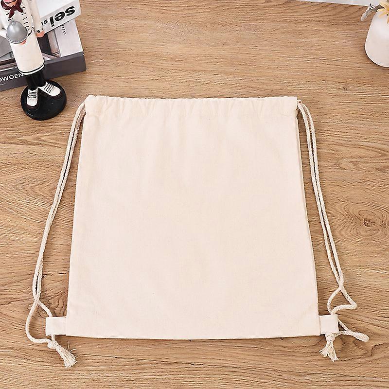 Set of 3 Cotton Breathable Dust-proof Drawstring Storage Pouch Bag16*21cm