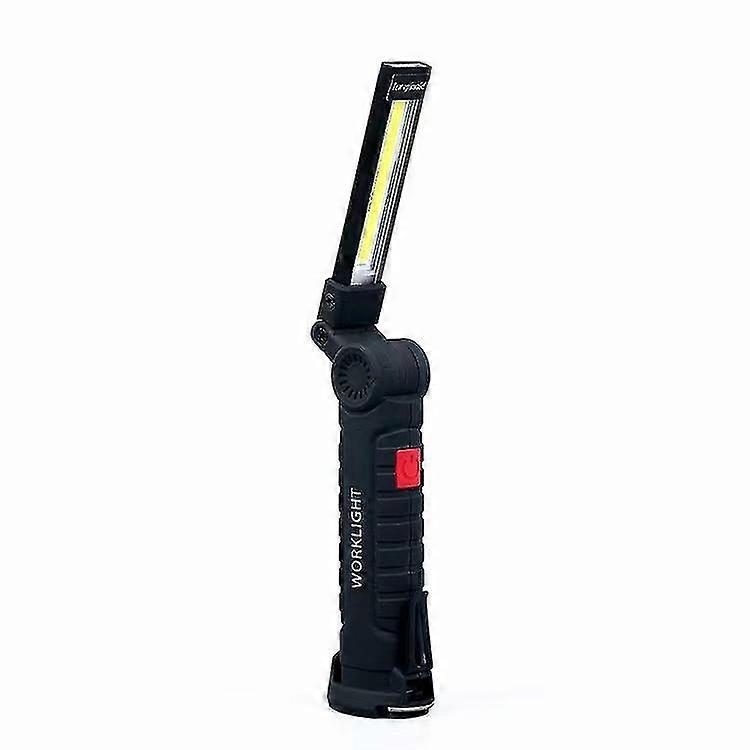 Rechargeable Work Light, Led Torch Rechargeable Inspection Light 360 Swivel Camping Light With Magnetic Base And Hook For Home, Workshop, Emergency Us
