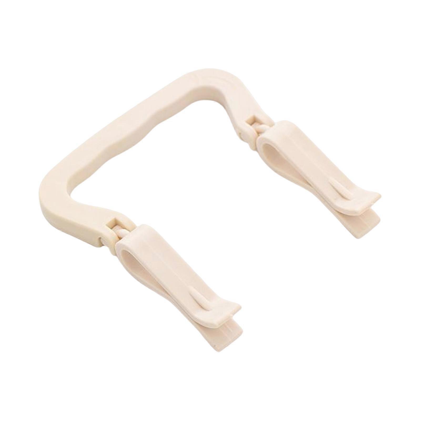 Garbage Bin Clip High Durability Smooth Edge Non-Slip with Handle Simple Installation Fix Garbage Bag Plastic Garbage Basket Clip Fixed Waste Can Bag 