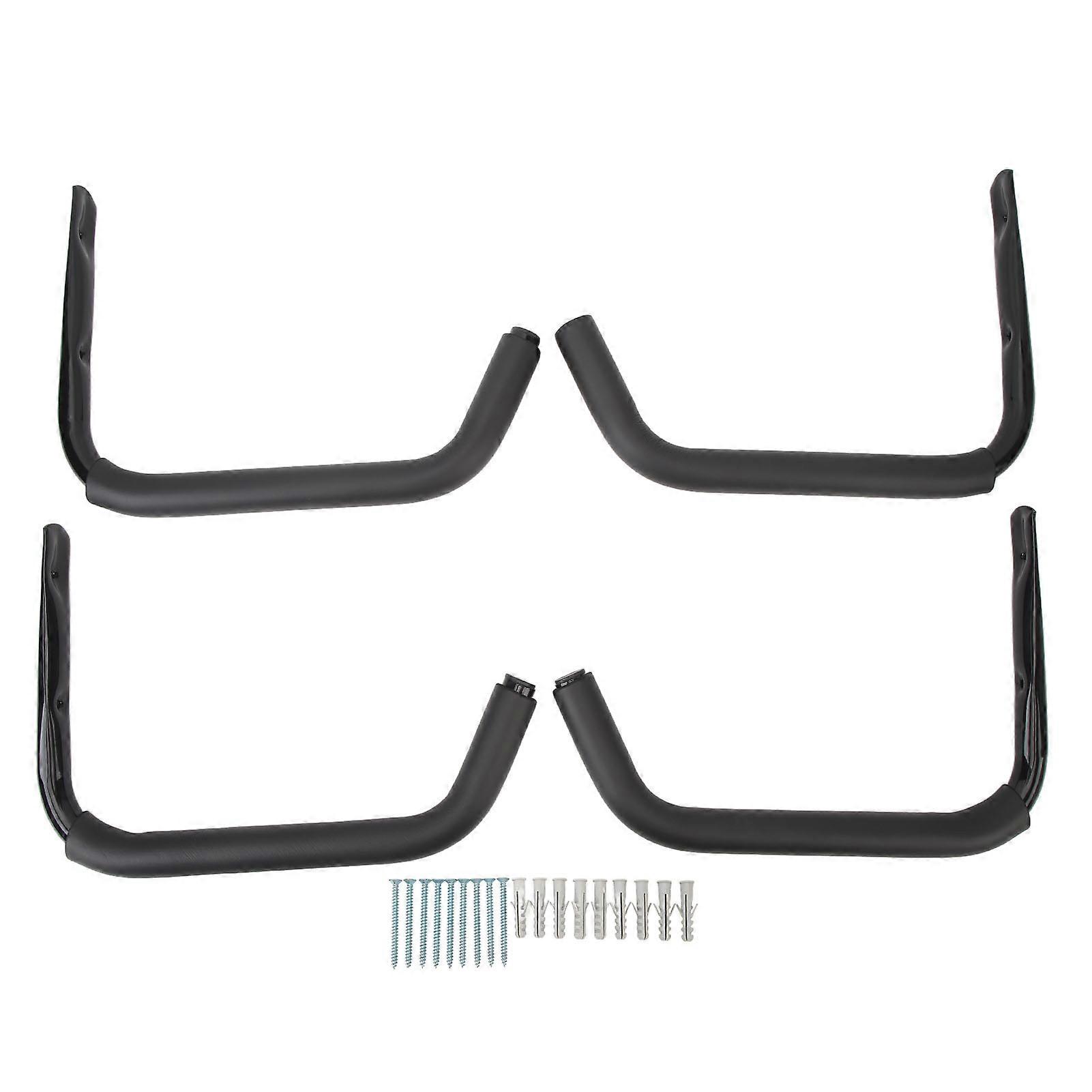 4 قطع كاياك تخزين هوك الرف عالمي توفير الفضاء الحديد زورق الحائط السنانير لقارب RV المرآب L