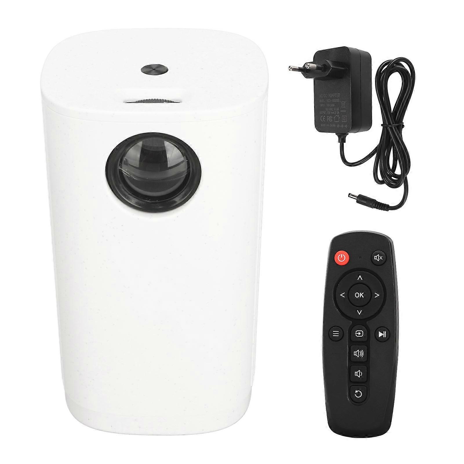 Mini Laptop Projector 1920x1080 Support Same Screen USB AUX Input Interface WiFi LCD Projector for Android for IOS 100?240V EU Plug YEMMA