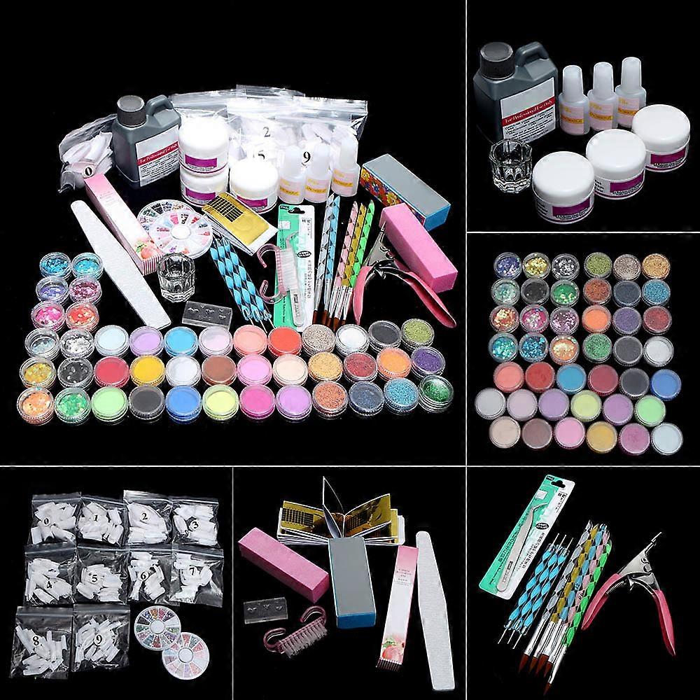 Manicure set manicure 42 colors crystal set nutrition pen fragrance random